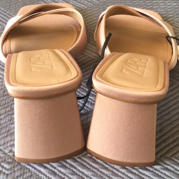 Zara size 8 (39) tan heels for women - Picture 5 of 5